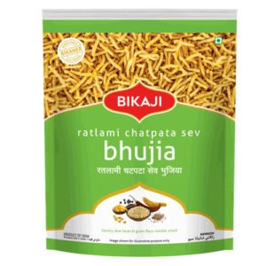 Bikaji Aslee Bikaneri Ratlami Chatpata Sev Bhujia-Spicy Crunchy Gathiya-Vegetarian Snack-Traditional Indian Namkeen-400 gm